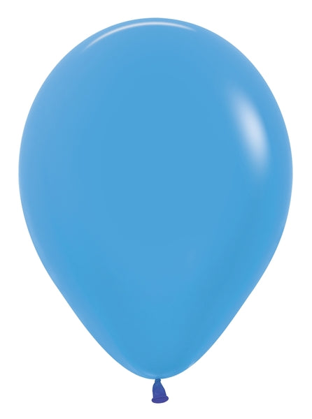Sempertex Neon Blue Round 11" Latex Balloon