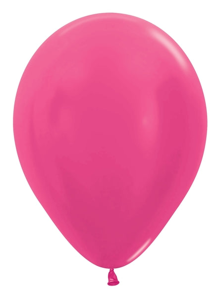 Sempertex Metallic Fuchsia Round 11" Latex Balloon