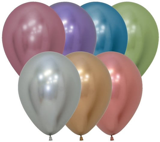Sempertex Reflex Assortment Round 11" Latex Balloons