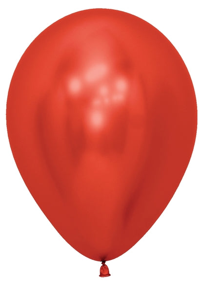 Sempertex Reflex Crystal Red Round 11" Latex Balloon