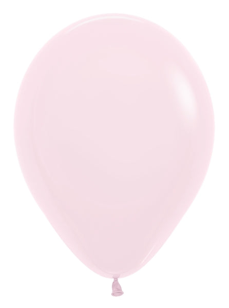 Sempertex Pastel Matte Pink Round 11" Latex Balloon