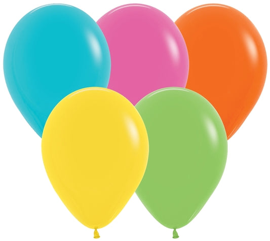 Sempertex Tropical Assortment Round 11" Latex Balloons