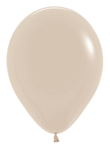 Sempertex Deluxe White Sand Round 11" Latex Balloon