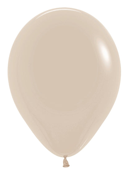 Sempertex Deluxe White Sand Round 11" Latex Balloon