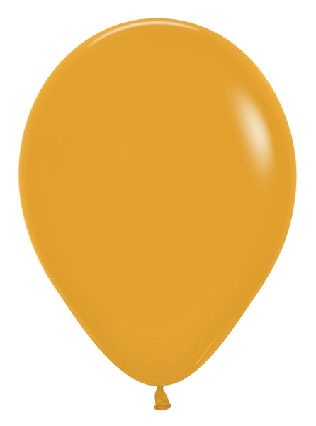 Sempertex Deluxe Mustard Round 11" Latex Balloon