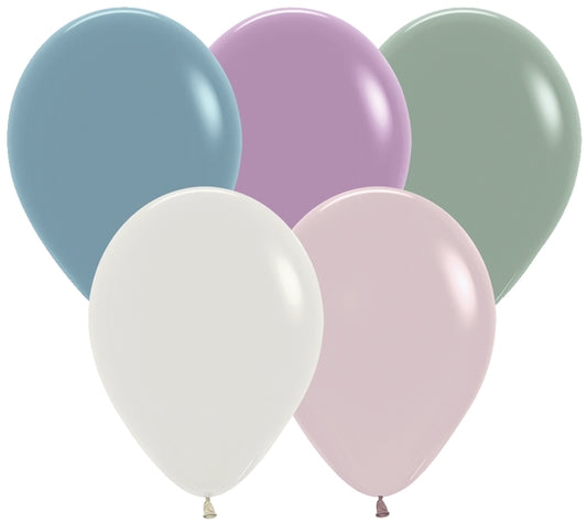 Sempertex Pastel Dusk Assortment Round 11" Latex Balloons