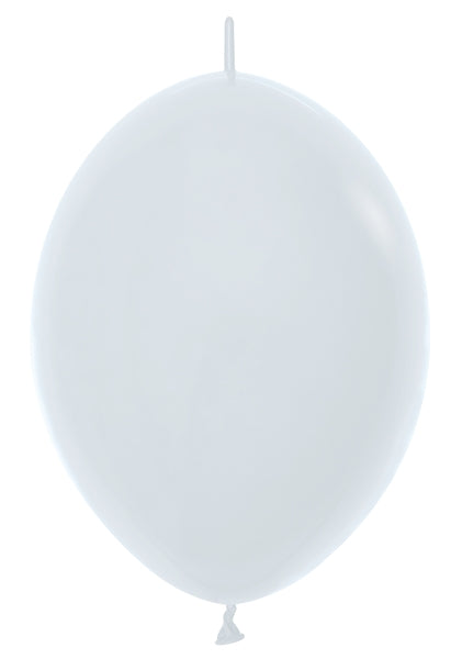 Sempertex Fashion White Round 12" Latex Link-O-Loons