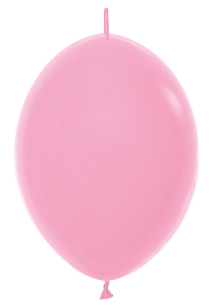 Sempertex Fashion Bubble Gum Pink Round 12" Latex Link-O-Loons