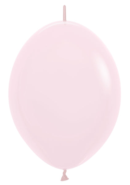 Sempertex Pastel Matte Pink Round 12" Latex Link-O-Loons
