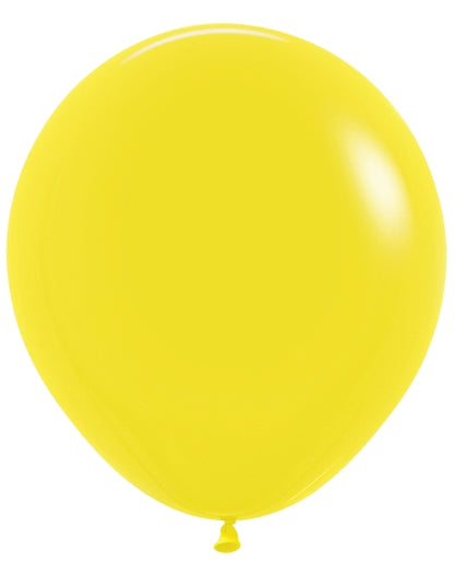 Sempertex Fashion Yellow Round 18" Latex Balloon