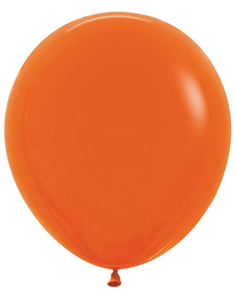 Sempertex Fashion Orange Round 18" Latex Balloon