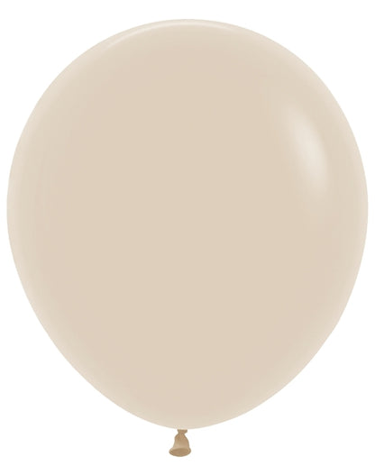 Sempertex Deluxe White Sand Round 36" Latex Balloon