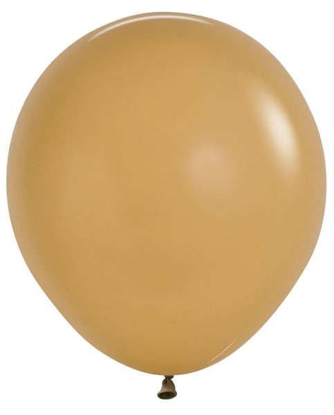 Sempertex Deluxe Latte Round 18" Latex Balloon