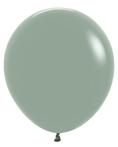 Sempertex Pastel Dusk Laurel Green Round 18" Latex Balloon