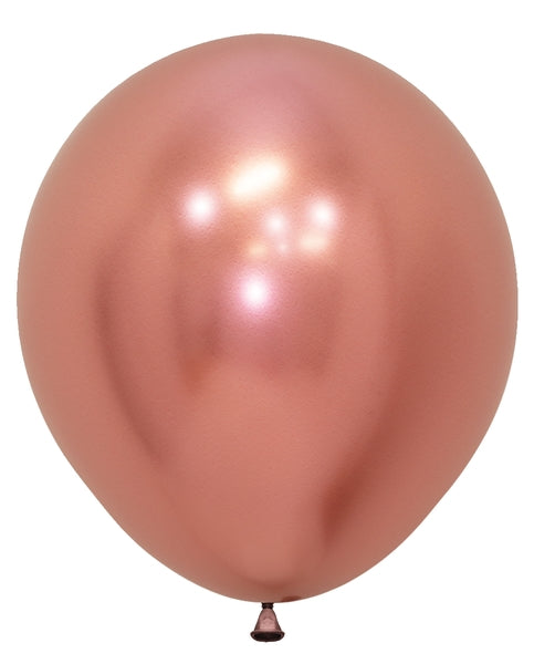 Sempertex Reflex Rose Gold Round 18" Latex Balloon