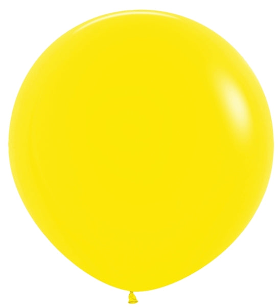 Sempertex Fashion Yellow Round 36" Latex Balloon