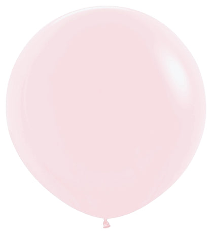 Sempertex Pastel Matte Pink Round 36" Latex Balloon