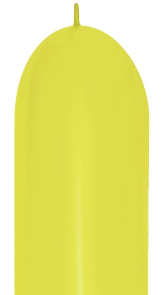 Sempertex Neon Yellow 660 Link-O-Loons Latex Balloon