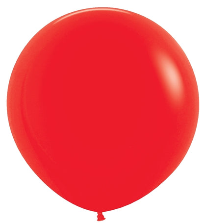 Sempertex Fashion Red Round 24" Latex Balloon