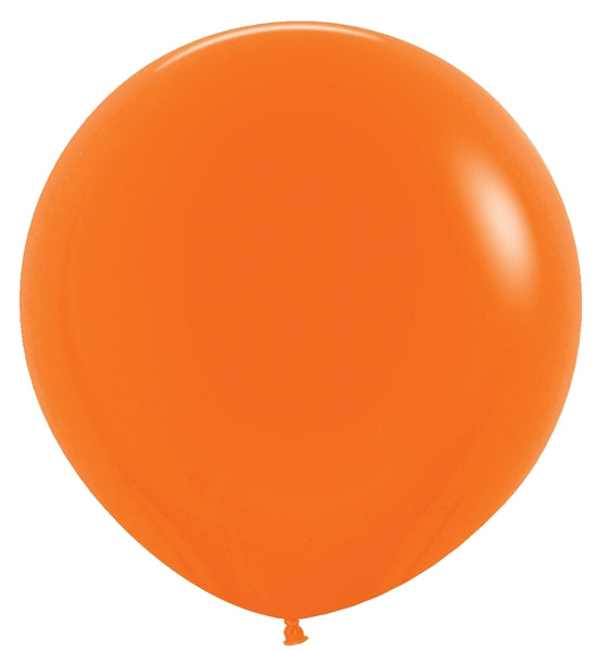 Sempertex Fashion Orange Round 24" Latex Balloon
