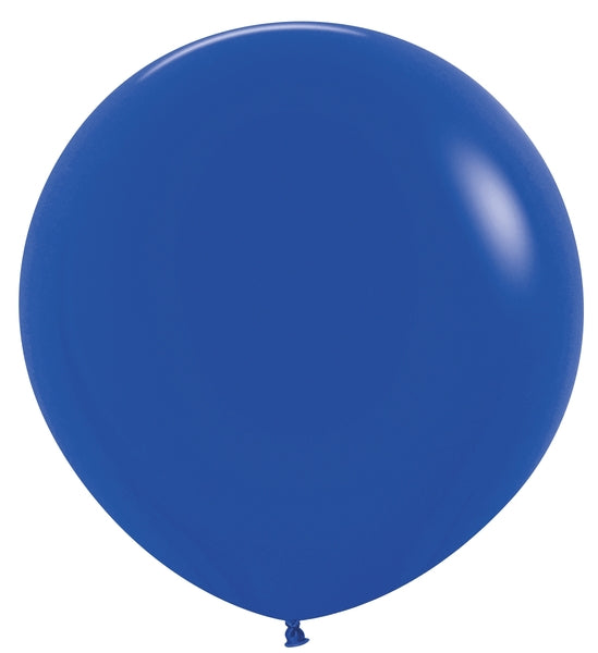 Sempertex Fashion Royal BLue Round 24" Latex Balloon