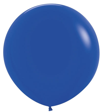 Sempertex Fashion Royal BLue Round 24" Latex Balloon