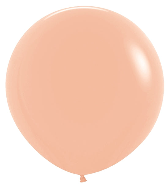 Sempertex Deluxe Peach Blush Round 24" Latex Balloon