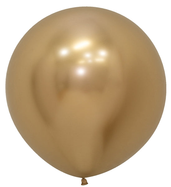 Reflex Gold Round Latex Balloon – Betallic Featuring Sempertex