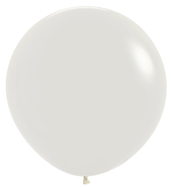 Sempertex Pastel Dusk Cream Round 24" Latex Balloon