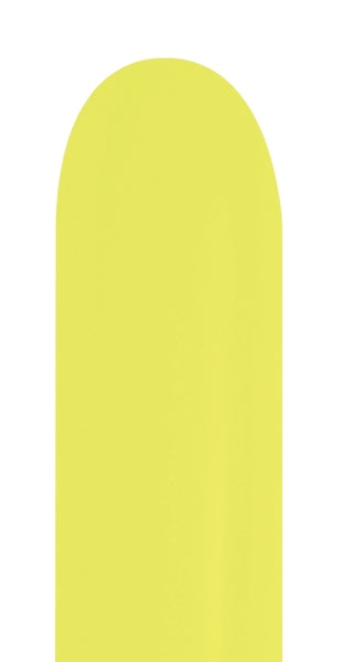 Sempertex Neon Yellow 260S Entertainer Latex Balloon